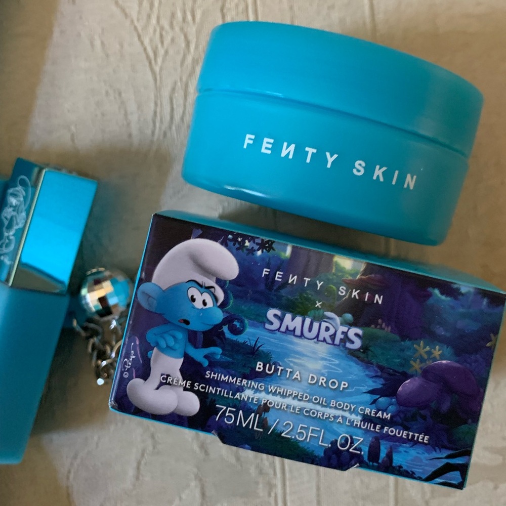 Fenty Beauty x Smurfs PR Set Entire Collection Bundle Set In Mushroom Box BNIB - Picture 9 of 16